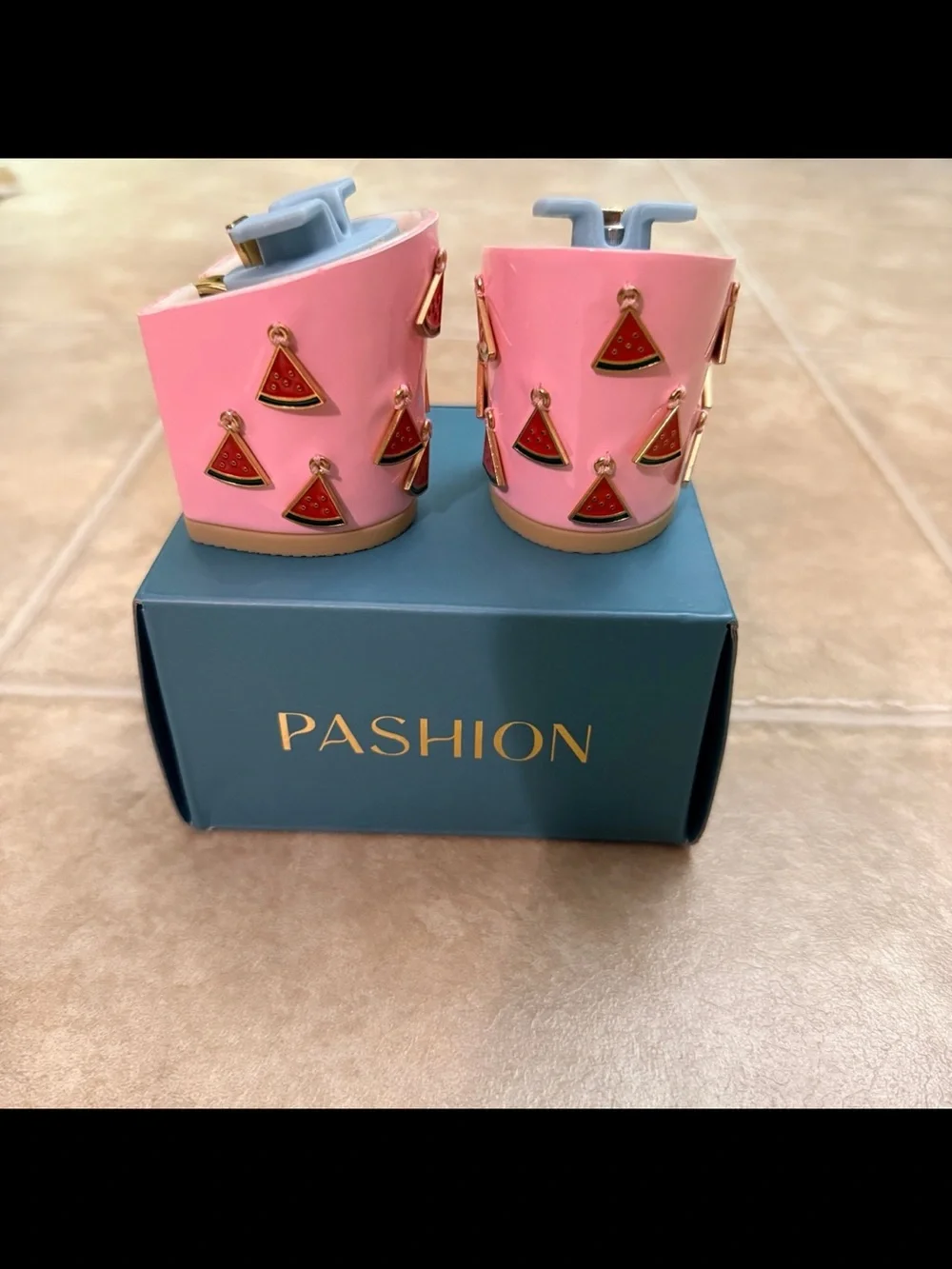 Pashion Footwear 3” watermelon